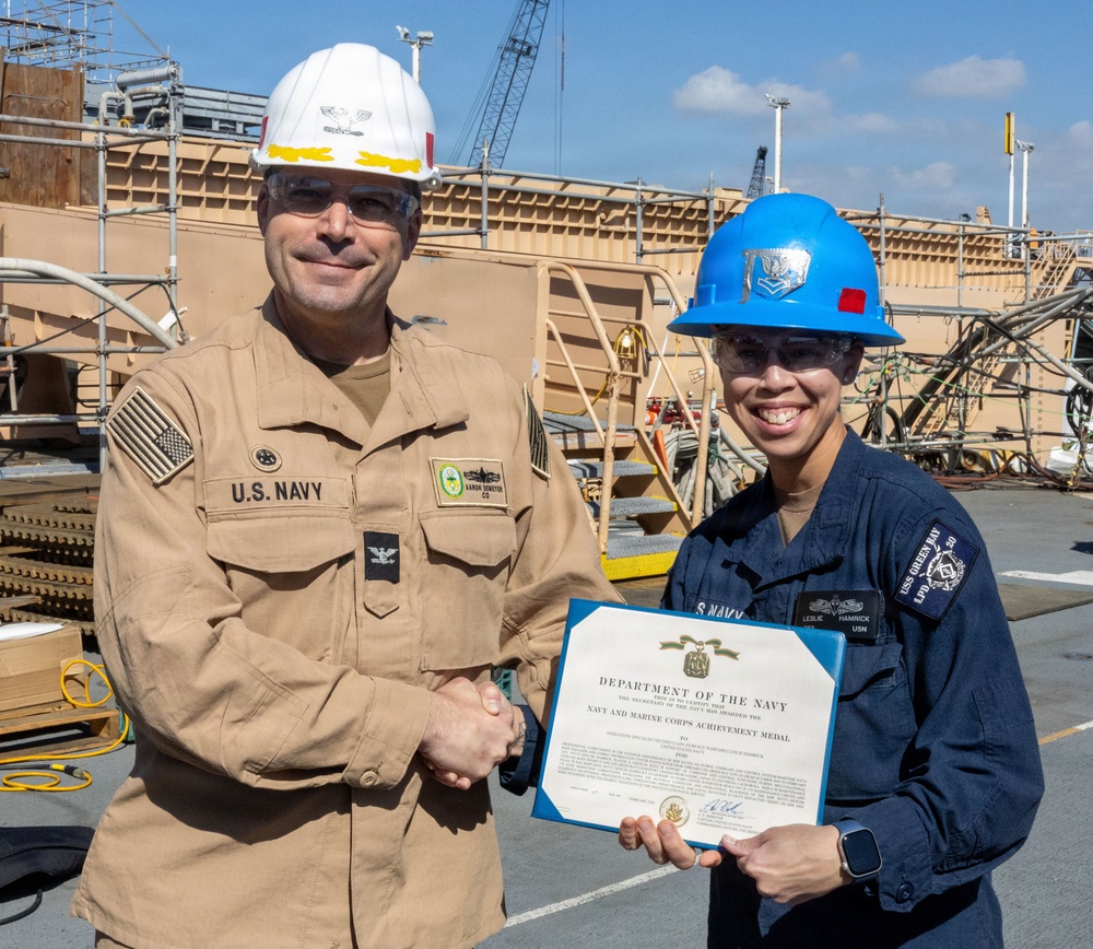 Captains Call Onboard the USS Green Bay