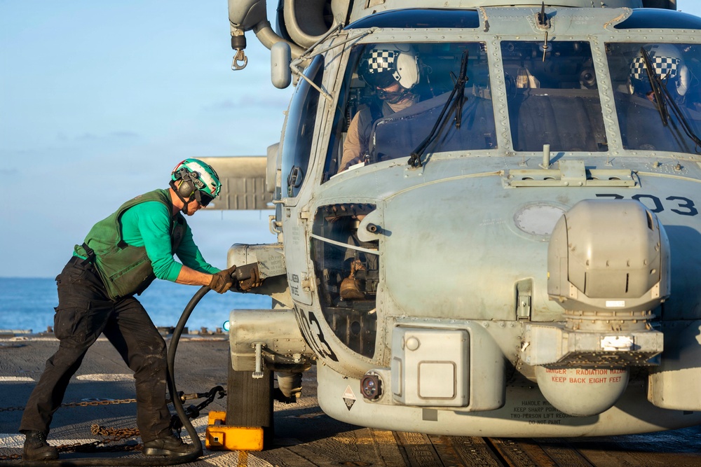 USS Delbert D. Black (DDG 119) Conducts Flight Ops During Operation Epic Fury