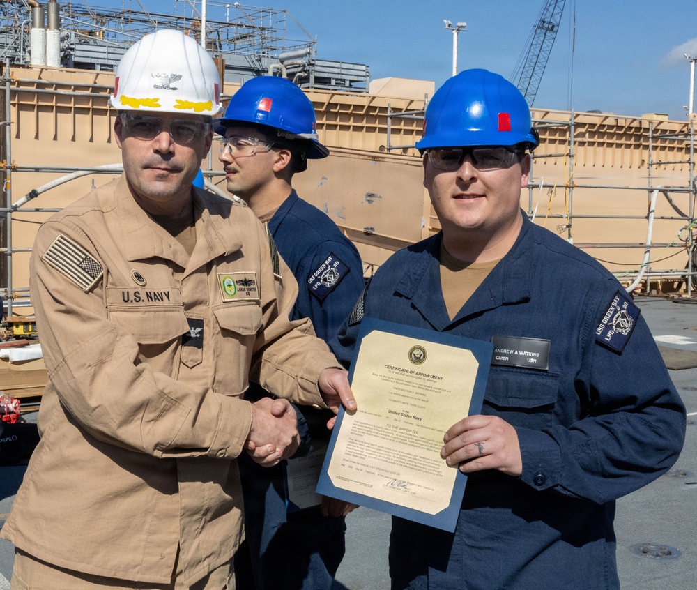 Captains Call Onboard the USS Green Bay