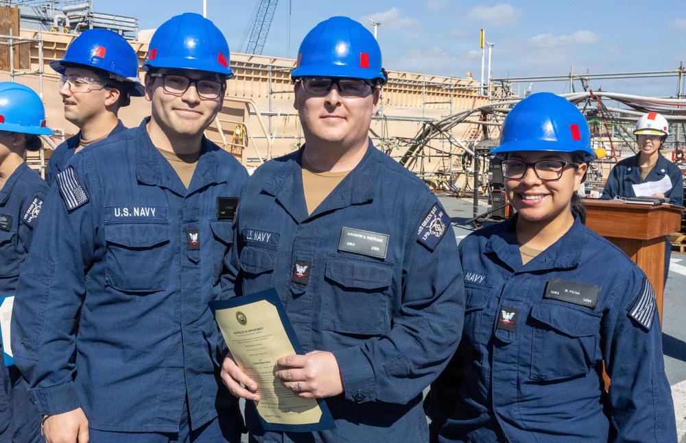Captains Call Onboard the USS Green Bay