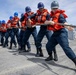 USS Delbert D. Black (DDG 119) Conducts a Replenishment-at-Sea During Operation Epic Fury