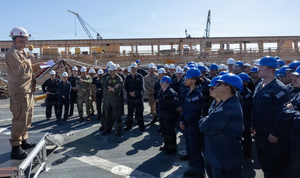 Captains Call Onboard the USS Green Bay