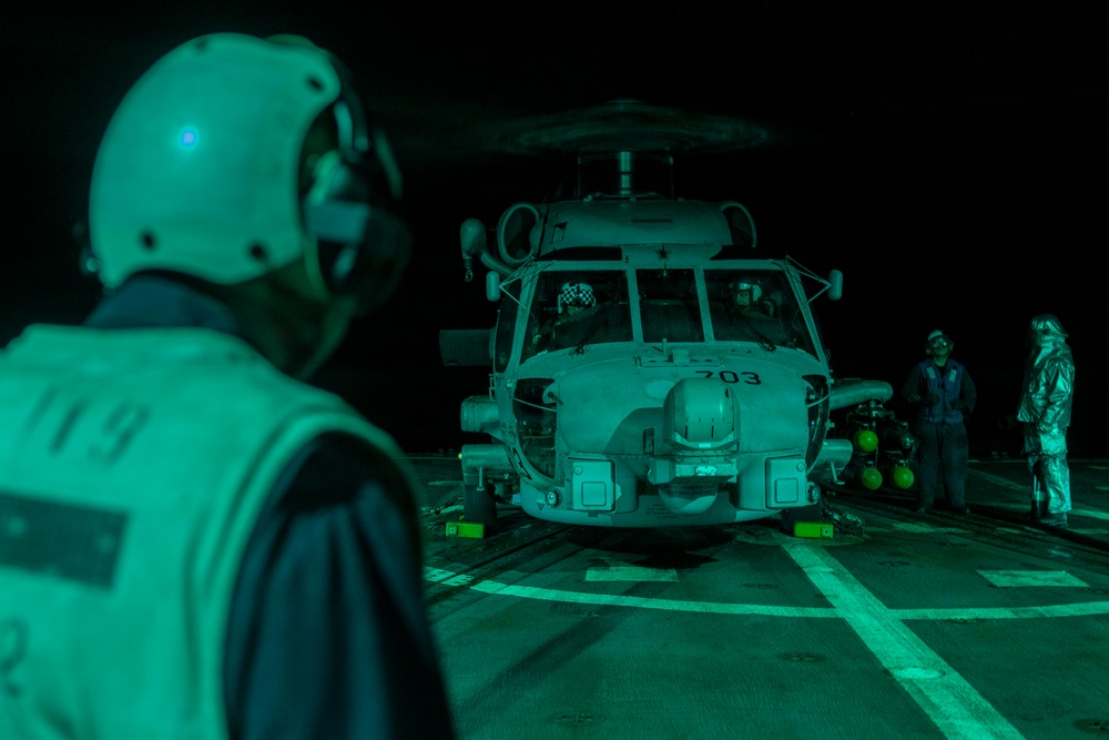 USS Delbert D. Black (DDG 119) Conducts Flight Ops During Operation Epic Fury