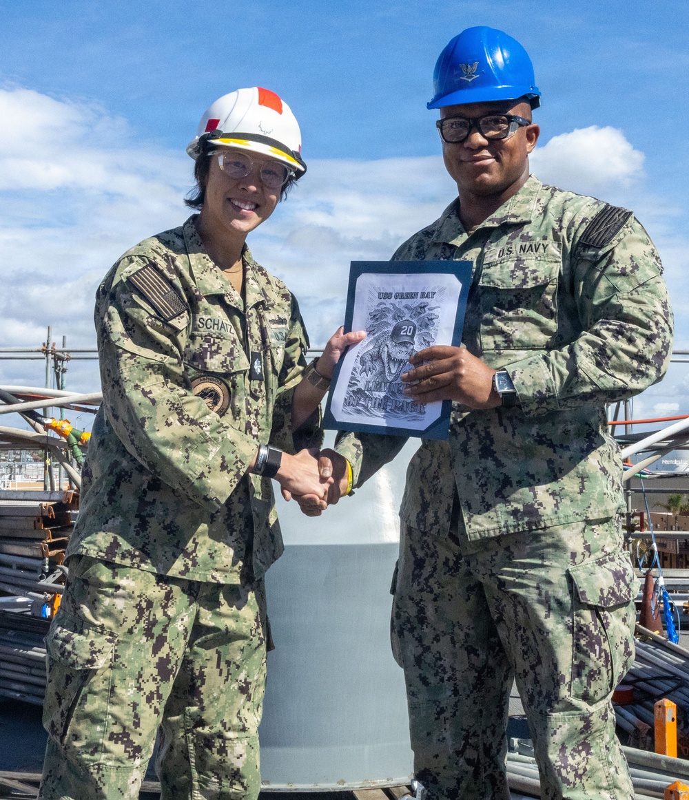 Captains Call Onboard the USS Green Bay