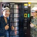 Vending Machine Grand Opening Onboard the USS Green Bay’s Barge