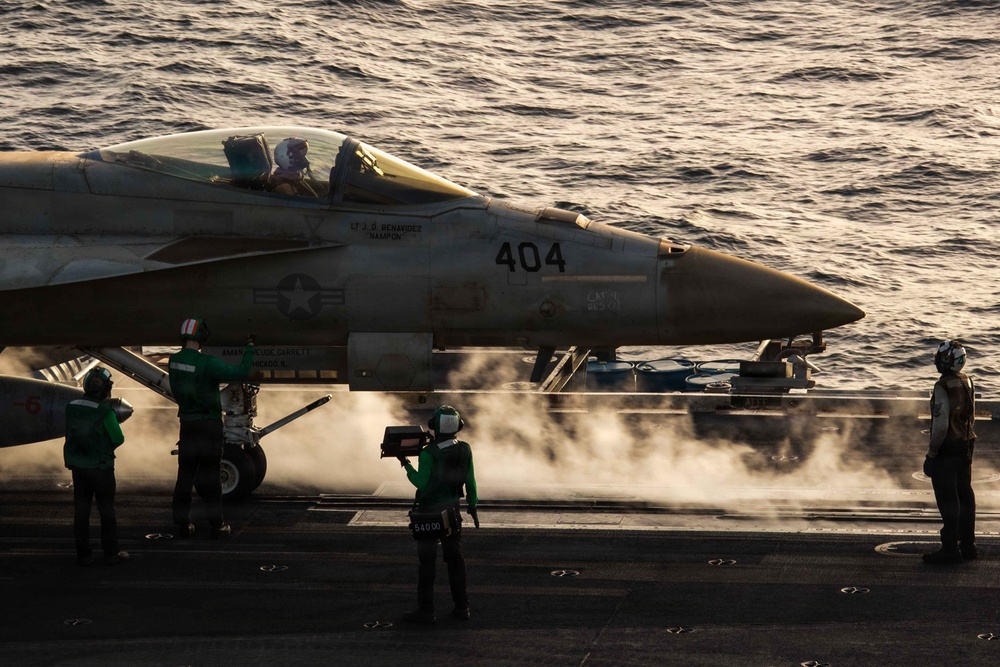 Abraham Lincoln Conducts Flight Operations