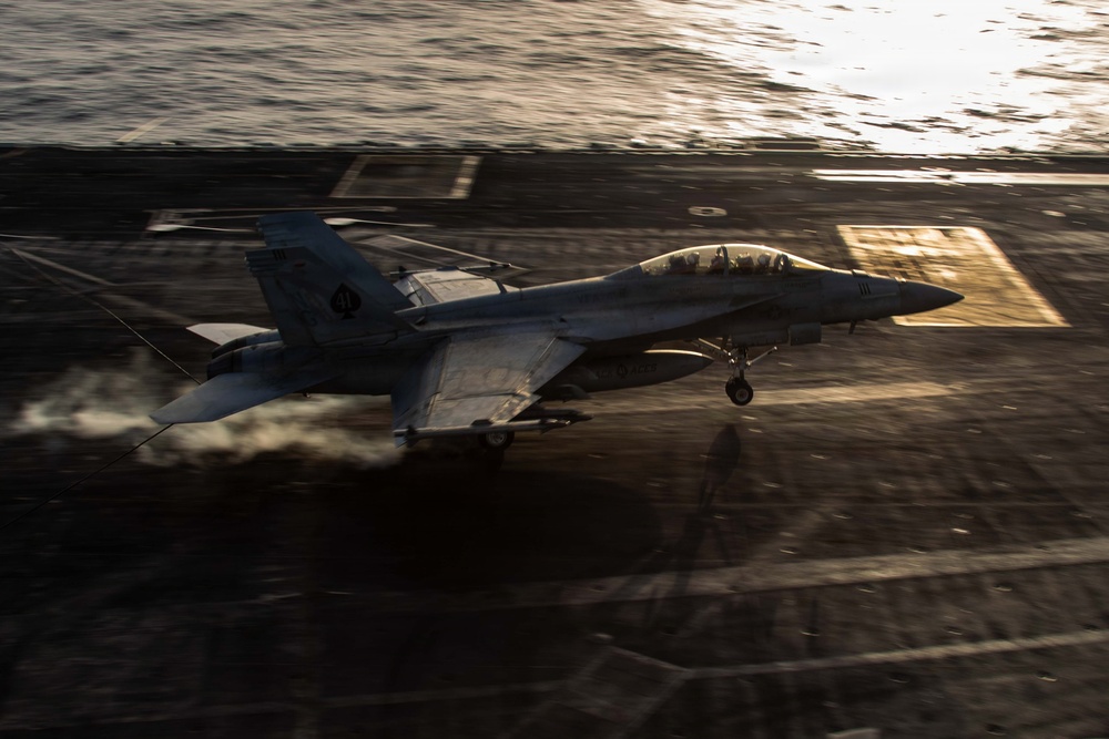 Abraham Lincoln Conducts Flight Operations