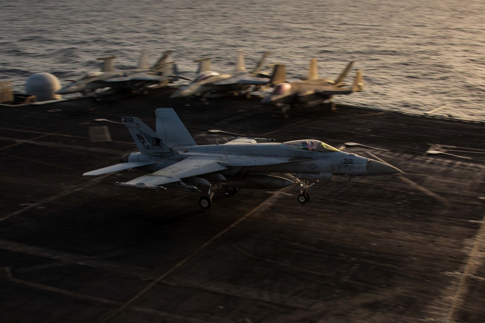 Abraham Lincoln Conducts Flight Operations