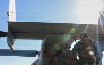 9th Comm Bn. prepares for a deployment readiness air confidence operation