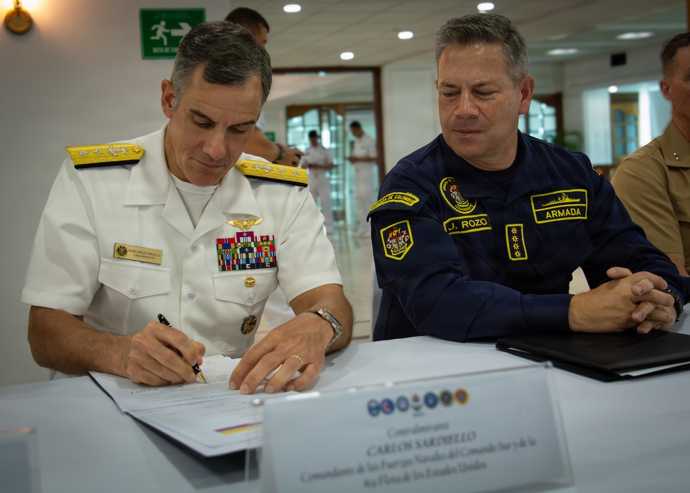 U.S. and Colombian Navies Reinforce Partnership at Maritime Staff Talks