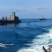 USS Milius (DDG 69) Conducts a Replenishment-at-Sea During Operation Epic Fury