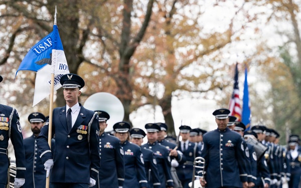 Full Military Funeral Honors with Escort are Conducted for U.S. Air Force Col. Clarence “Bud” Anderson in Section 38