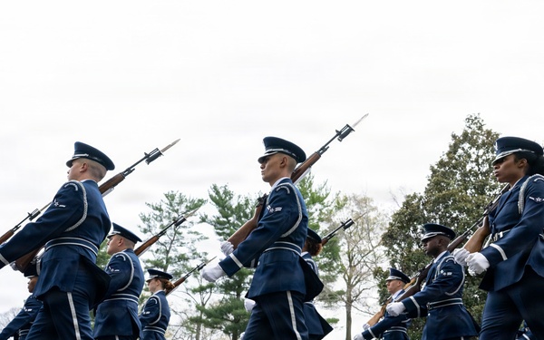 Full Military Funeral Honors with Escort are Conducted for U.S. Air Force Col. Clarence “Bud” Anderson in Section 38