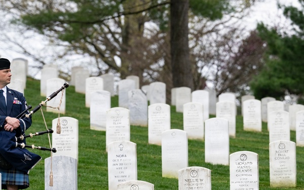 Full Military Funeral Honors with Escort are Conducted for U.S. Air Force Col. Clarence “Bud” Anderson in Section 38