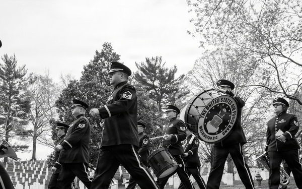 Full Military Funeral Honors with Escort are Conducted for U.S. Air Force Col. Clarence “Bud” Anderson in Section 38