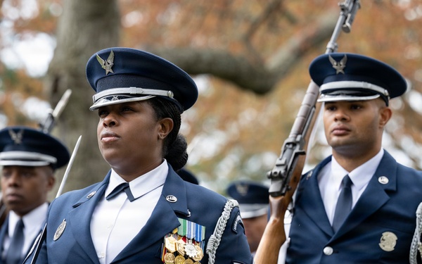 Full Military Funeral Honors with Escort are Conducted for U.S. Air Force Col. Clarence “Bud” Anderson in Section 38