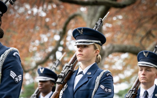 Full Military Funeral Honors with Escort are Conducted for U.S. Air Force Col. Clarence “Bud” Anderson in Section 38