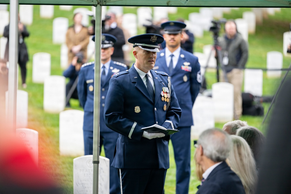 Full Military Funeral Honors with Escort are Conducted for U.S. Air Force Col. Clarence “Bud” Anderson in Section 38