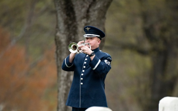 Full Military Funeral Honors with Escort are Conducted for U.S. Air Force Col. Clarence “Bud” Anderson in Section 38