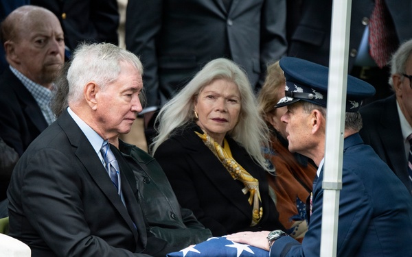 Full Military Funeral Honors with Escort are Conducted for U.S. Air Force Col. Clarence “Bud” Anderson in Section 38