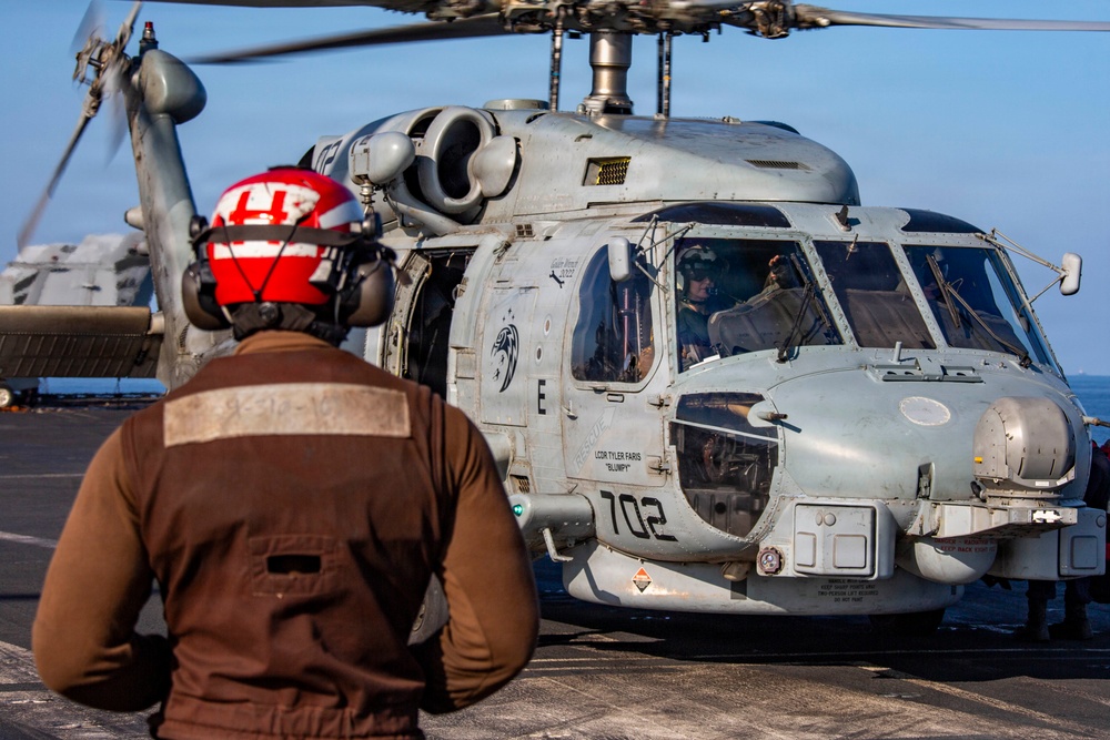 Abraham Lincoln Conducts Flight Operations