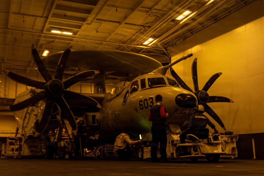 Abraham Lincoln Conducts Operations