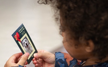 The four-legged therapist on duty