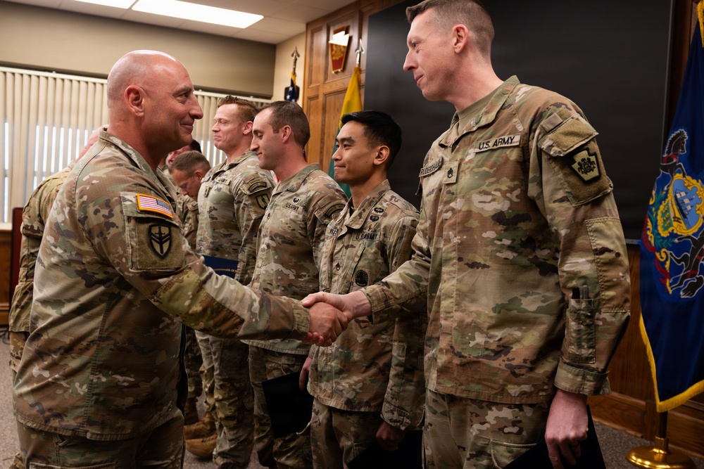 Pa. Guard Soldiers recognized for best squad competition performance