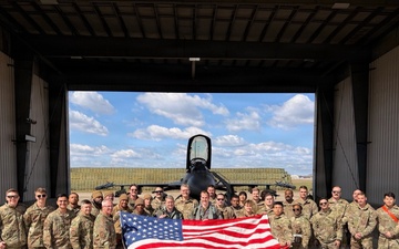 CJCS Caine honors last surviving World War II “triple ace”