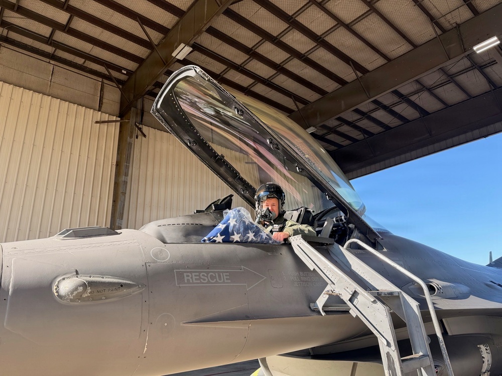 CJCS Caine honors last surviving World War II “triple ace”