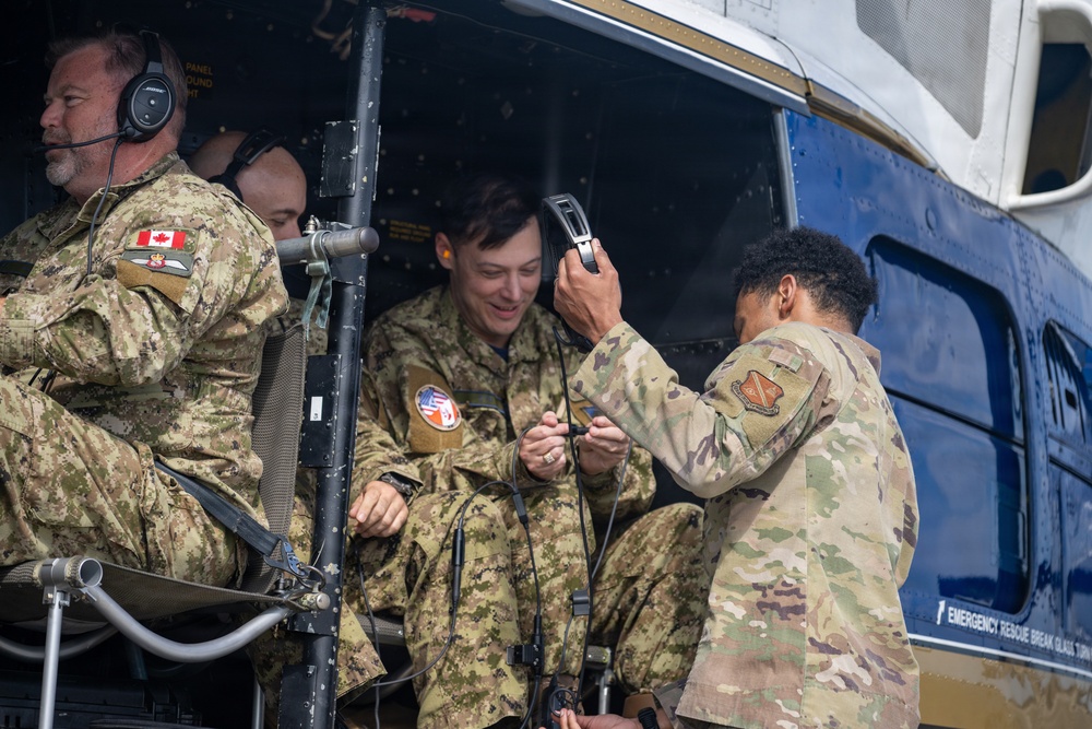 1st HS familiarizes members of NORAD, AFNORTH with the NCR