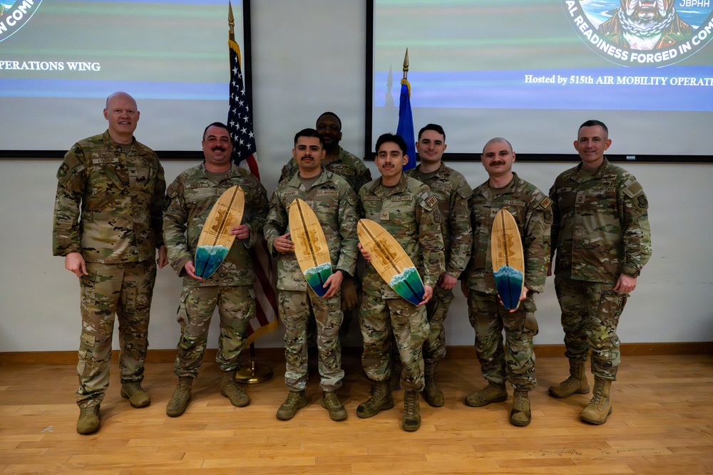 Mobility Vanguard challenges Airmen, strengthens readiness across 515 AMOW