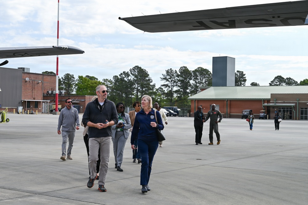 165 AW hosts Chatham County personnel on base tour and civic leader flight