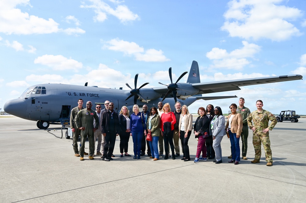 165 AW hosts Chatham County personnel on base tour and civic leader flight