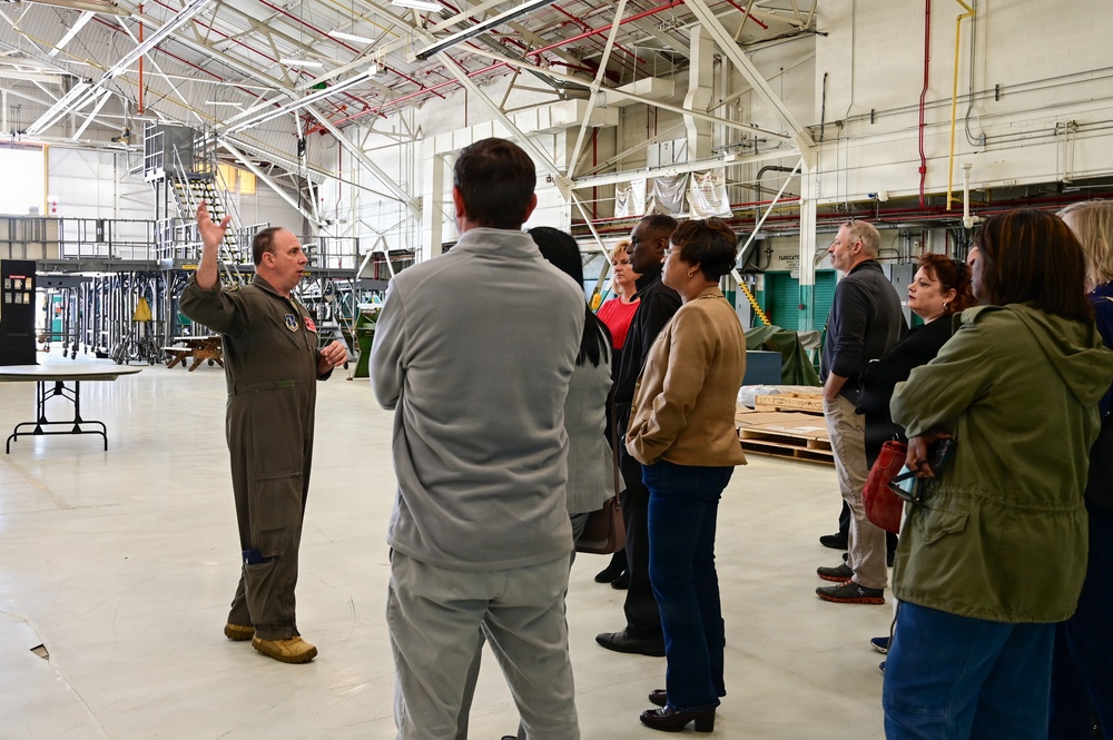 165 AW hosts Chatham County personnel on base tour and civic leader flight