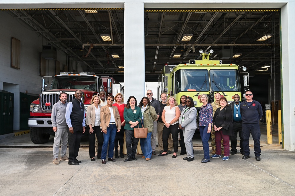 165 AW hosts Chatham County personnel on base tour and civic leader flight