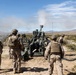 U.S. Marines conduct artillery displacement training