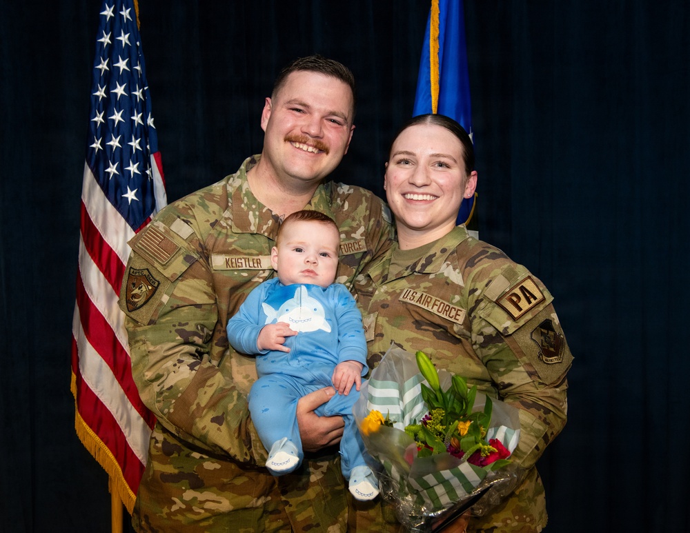 Senior Airman Caitlyn Simmons promoted during formal ceremony