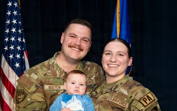 Senior Airman Caitlyn Simmons promoted during formal ceremony