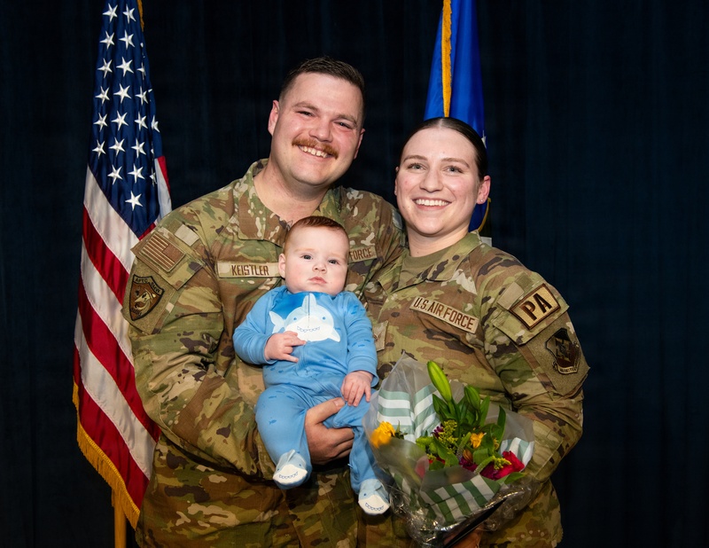 Senior Airman Caitlyn Simmons promoted during formal ceremony