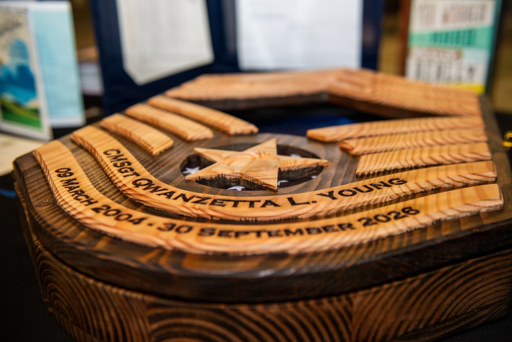 Honoring over 22 years of service: CMSgt Young bids farewell