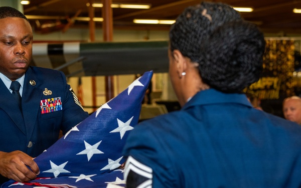 Honoring over 22 years of service: CMSgt Young bids farewell