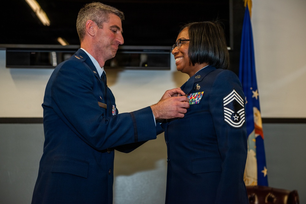 Honoring over 22 years of service: CMSgt Young bids farewell