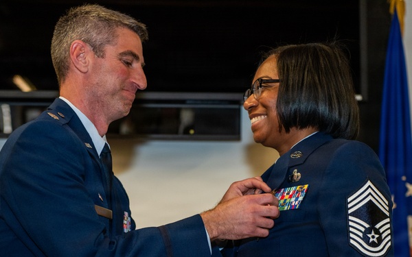 Honoring over 22 years of service: CMSgt Young bids farewell