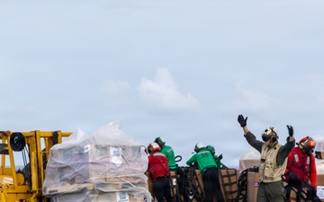 22nd MEU (SOC) | USS Iwo Jima Conducts Replenishment-at-Sea