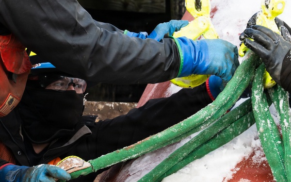 USCGC Kukui prepares to depart Juneau, Alaska