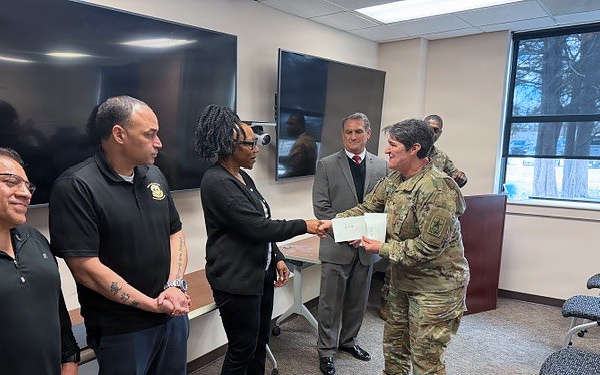 MICC Fort Belvoir employees recognized for support to the Army Warfighter Brain Health Task Force
