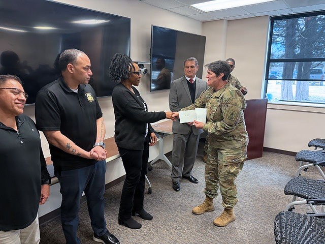 MICC Fort Belvoir employees recognized for support to the Army Warfighter Brain Health Task Force