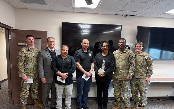 MICC Fort Belvoir employees recognized for support to the Army Warfighter Brain Health Task Force