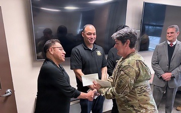 MICC Fort Belvoir employees recognized for support to the Army Warfighter Brain Health Task Force